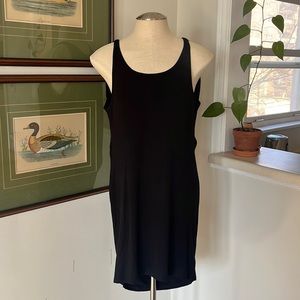 Community drape back dress